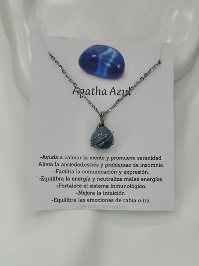Collar A.Q Agatha Azul 