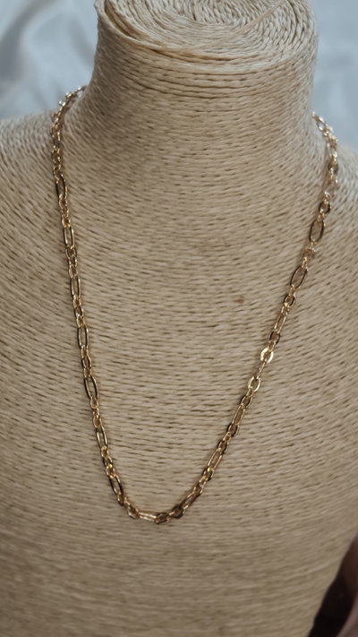 Collar cadena dorado 