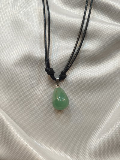 Collar ajustable Cuarzo verde 