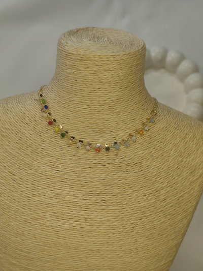 Gargantilla corazones 