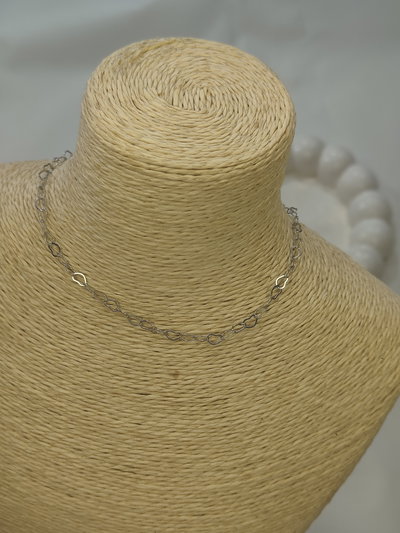 Gargantilla eslabón corazón 