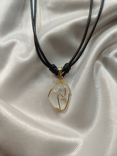 Collar ajustable Cuarzo Cristal 