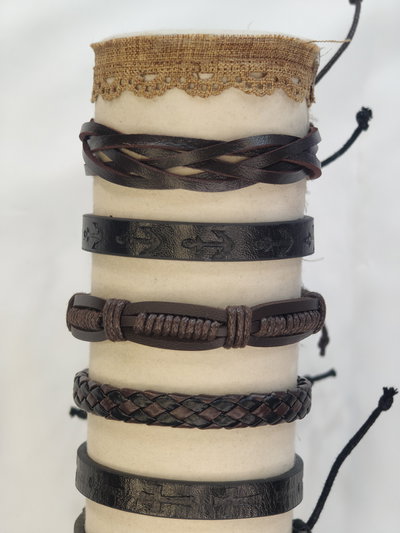 Pulseras de cuero 