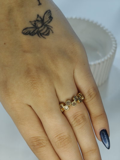 Anillo Encanto Dorado 