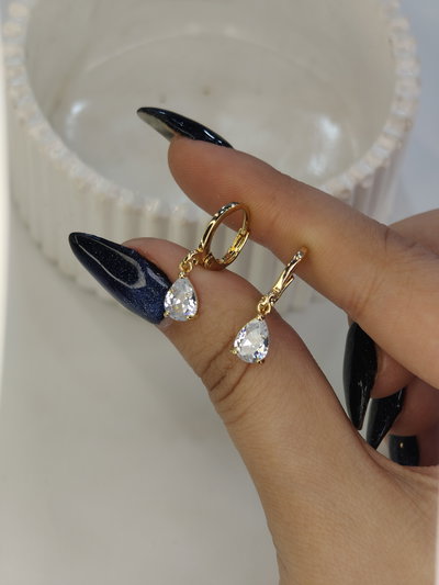 Argollita Gota Cristal 