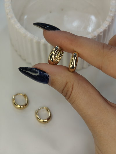 Argollitas Oval Click 