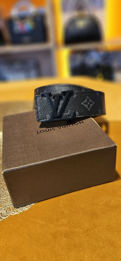 Cinto LV Monograma negro y azul