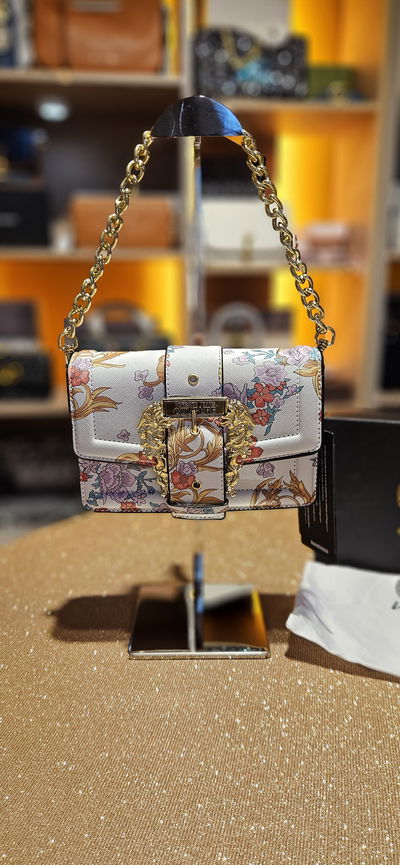 Cartera Versace Multicolor Hebilla Dorada