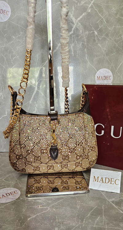 Cartera Gucci-Bandolera Strass