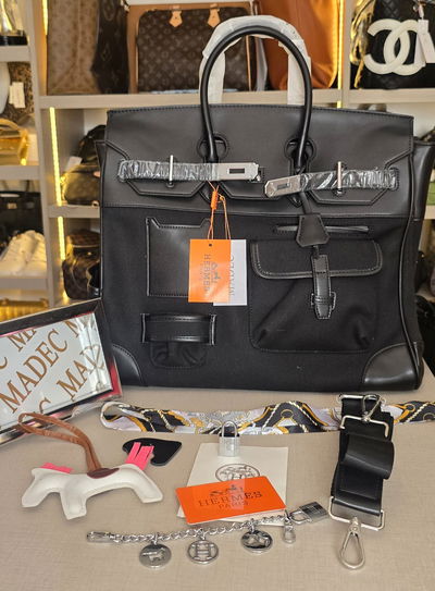 Bolso Hermes Messi Negro