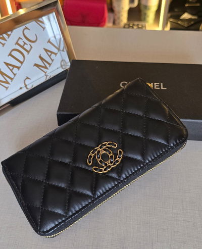 Billetera Chanel Negra