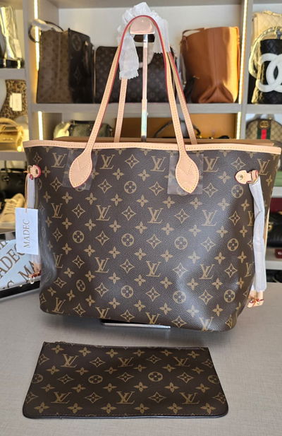 Cartera Louis Vuitton Neverfull Interior Marrón