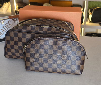 Neceser Louis Vuitton Cuadros Marrón