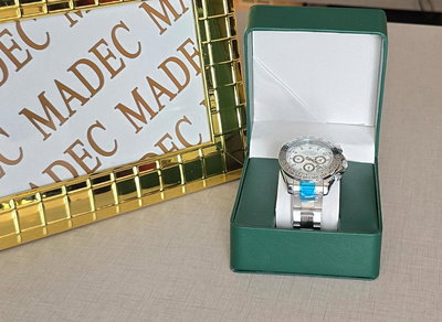 Reloj Rolex Masc. Plata Int. Blanco 