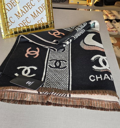 Bufandon CHANEL Tricolor 