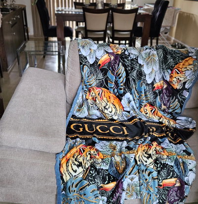 Manta Polar Gucci de 1 plaza 