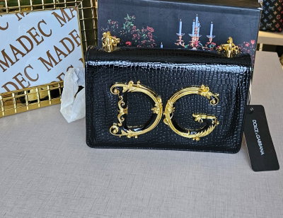 Cartera Dolce& Gabbana Crocro Negra