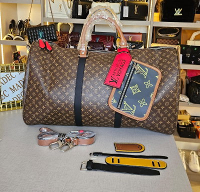 Bolso Viajero Louis Vuitton Marrón