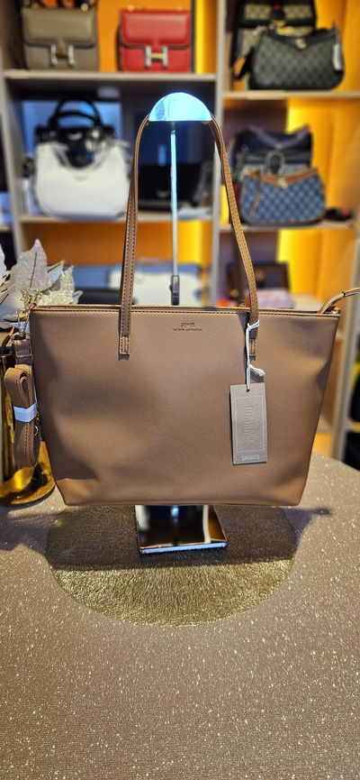 Cartera Santino Marrón Clara Grande