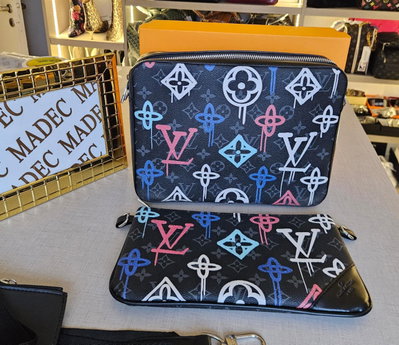 Morral Louis Vuitton Monograma/Grafitti