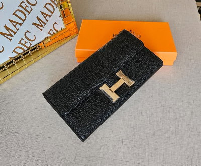 Billetera Dama Hermes Negra
