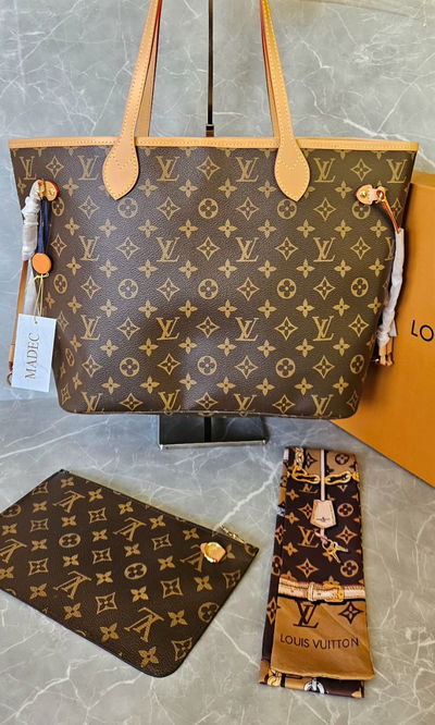 Cartera Louis Vuitton NeverFull Cuero