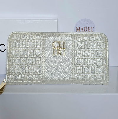 Billetera Carolina Herrera Blanca