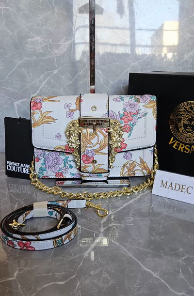Cartera Versace Multicolor Hebilla Dorada
