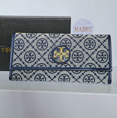 Billetera Tory Burch Azul 