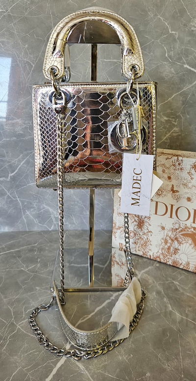 Mini Dior Plateada 