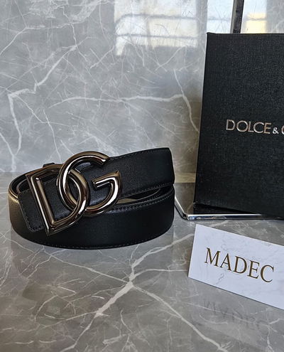 Cinto Dolce Gabbana Hebilla Plateada Deluxe