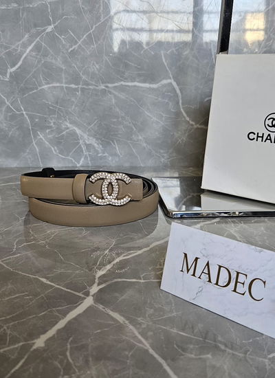 Cinturon Chanel Beige