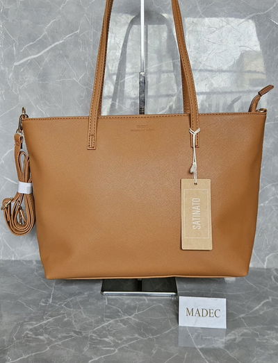 Cartera Santino Camel Grande