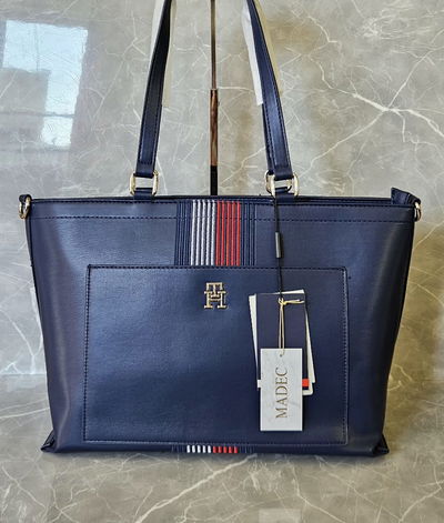 Cartera Tommy Hilfiger Azul Grande