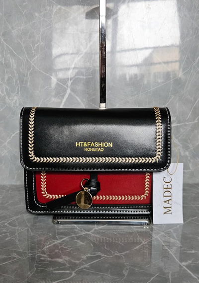 Cartera Tao Negra y Roja