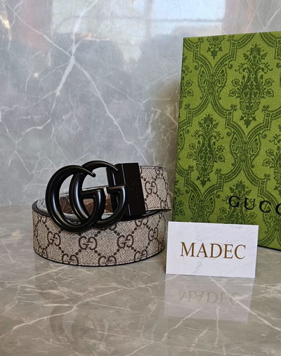 Cinto Gucci Hebilla Negra Deluxe