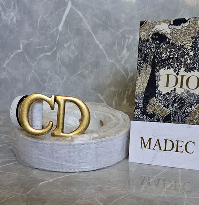 Cinto Christian Dior Blanco