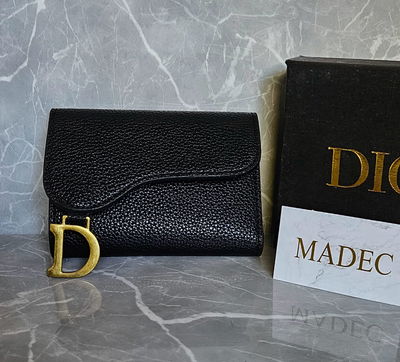 Billetera Dior Negra Chica
