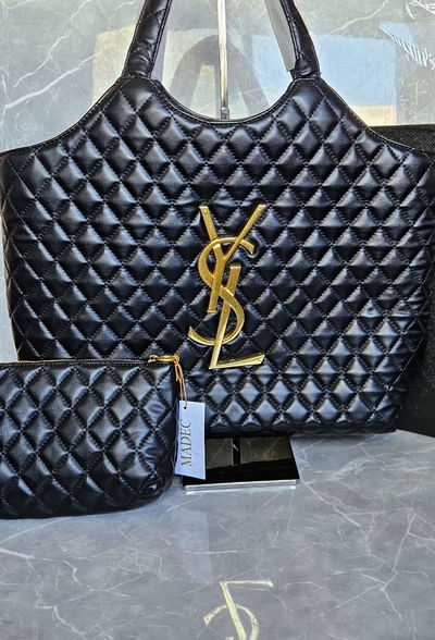 Cartera YSL Tote Negra Maxi