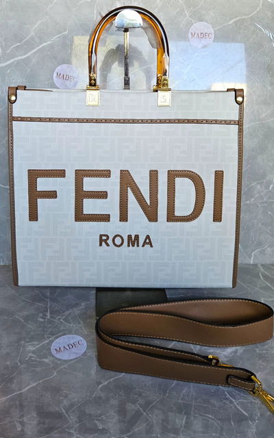 Fendi Blanca Y Marron