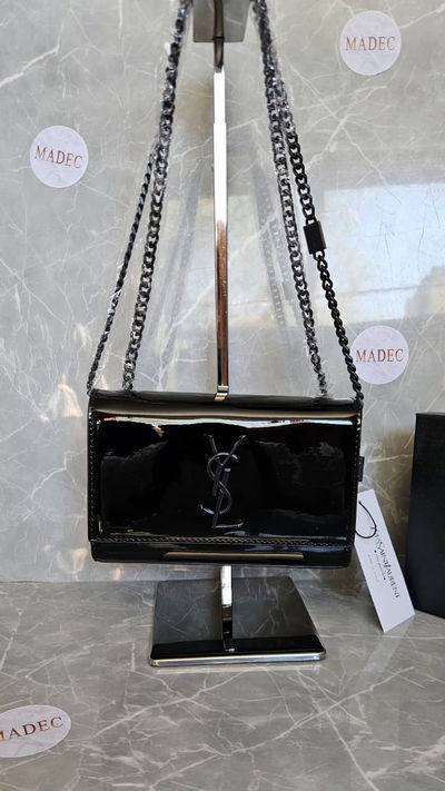 Cartera YSL Charol Total Black