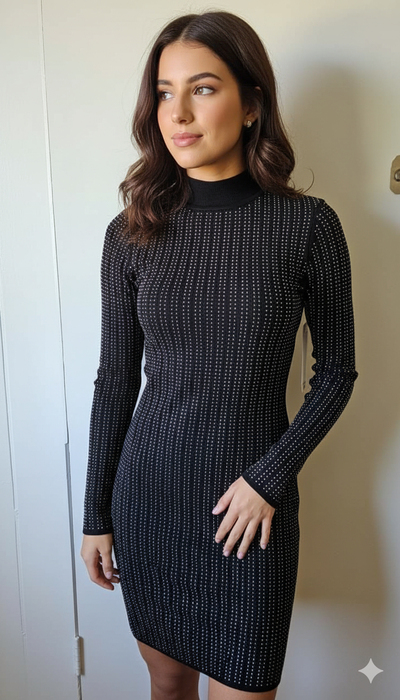 Vestido Con Strass Madden Girls