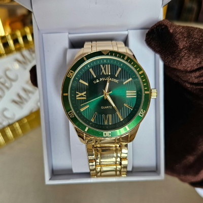 Reloj Polo Dorado Original