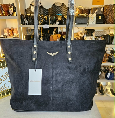 Cartera Grande Zadig&Voltaire Gamuza Negro 