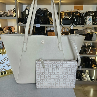 Cartera Tommy Hilfiger Natural