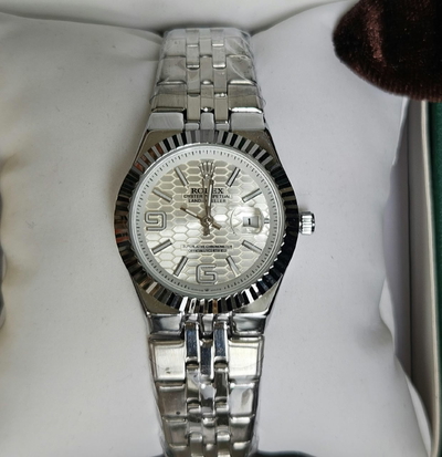 Reloj Rolex Dama Plateado