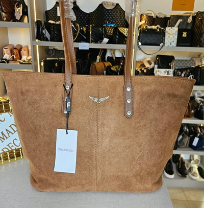 Cartera Grande Zadig&Voltaire Gamuza Marrón 