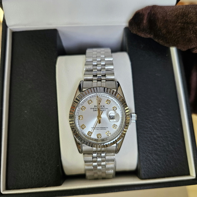 Reloj Rolex Dama Plata / Minutero Dorado o Plata