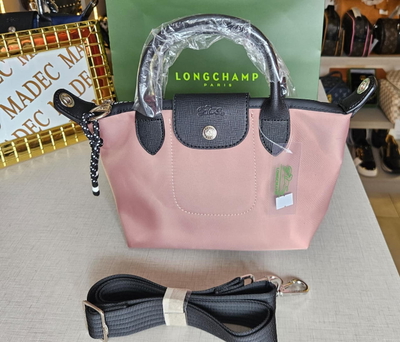 Cartera Longchamp Rosa Viejo Talle S