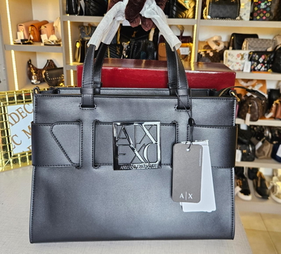 Cartera Armani Exchange Negra
